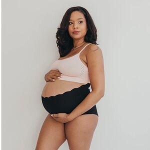 Bao Bei Body Maternity and Postpartum Support Bloomers Scalloped Black Large